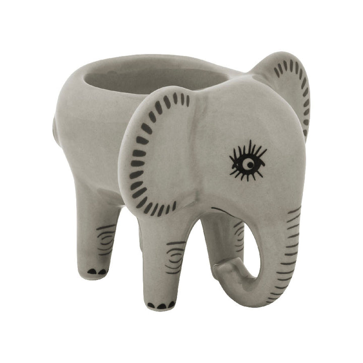 Handmade Ceramic Elephant Egg Cup by Hannah Turner