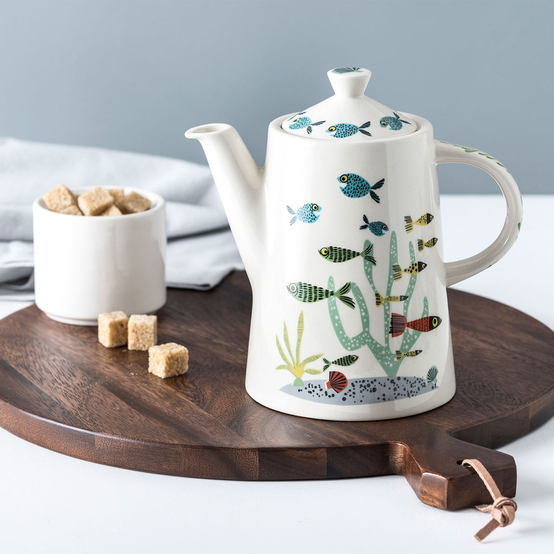 REPLACEMENT LID - Handmade Ceramic Fish Teapot