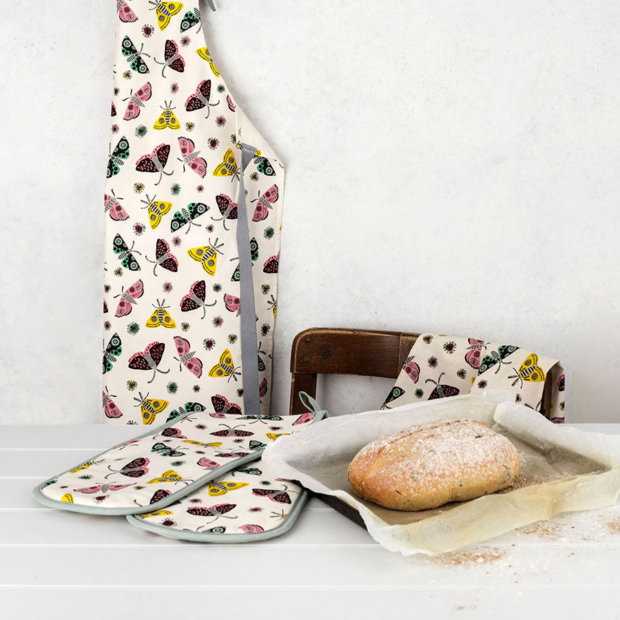 Organic Unbleached Cotton Moth Textile Collection by Hannah Turner