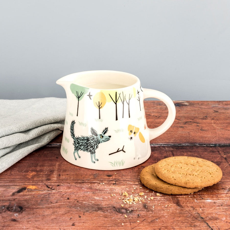 Handmade Ceramic Dog Milk Jug by Hannah Turner