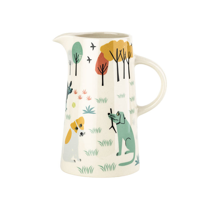 Handmade Ceramic Dog Tall Jug by Hannah Turner
