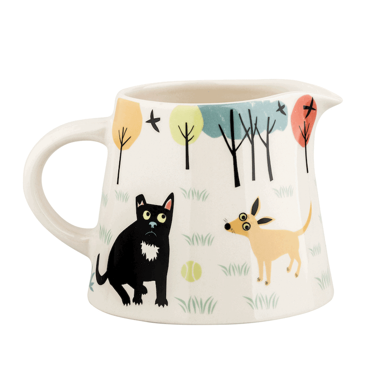 Handmade Ceramic Dog Milk Jug by Hannah Turner