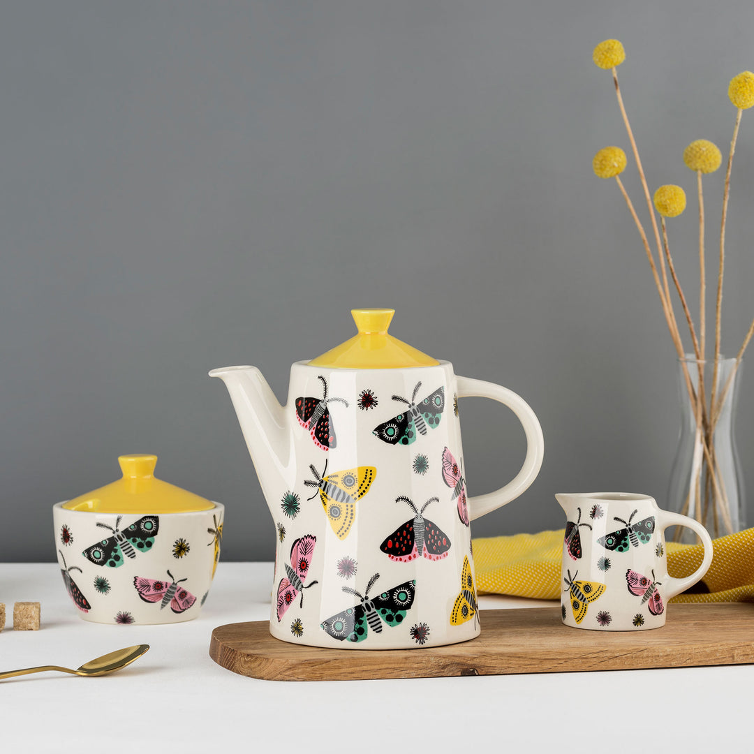 Handmade Ceramic Moth Teapot by Hannah Turner