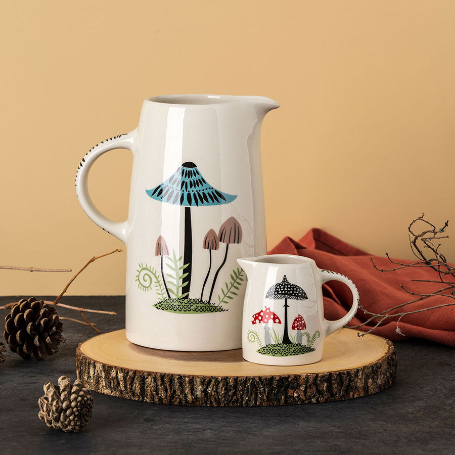 Handmade Ceramic Toadstool Small Jug by Hannah Turner