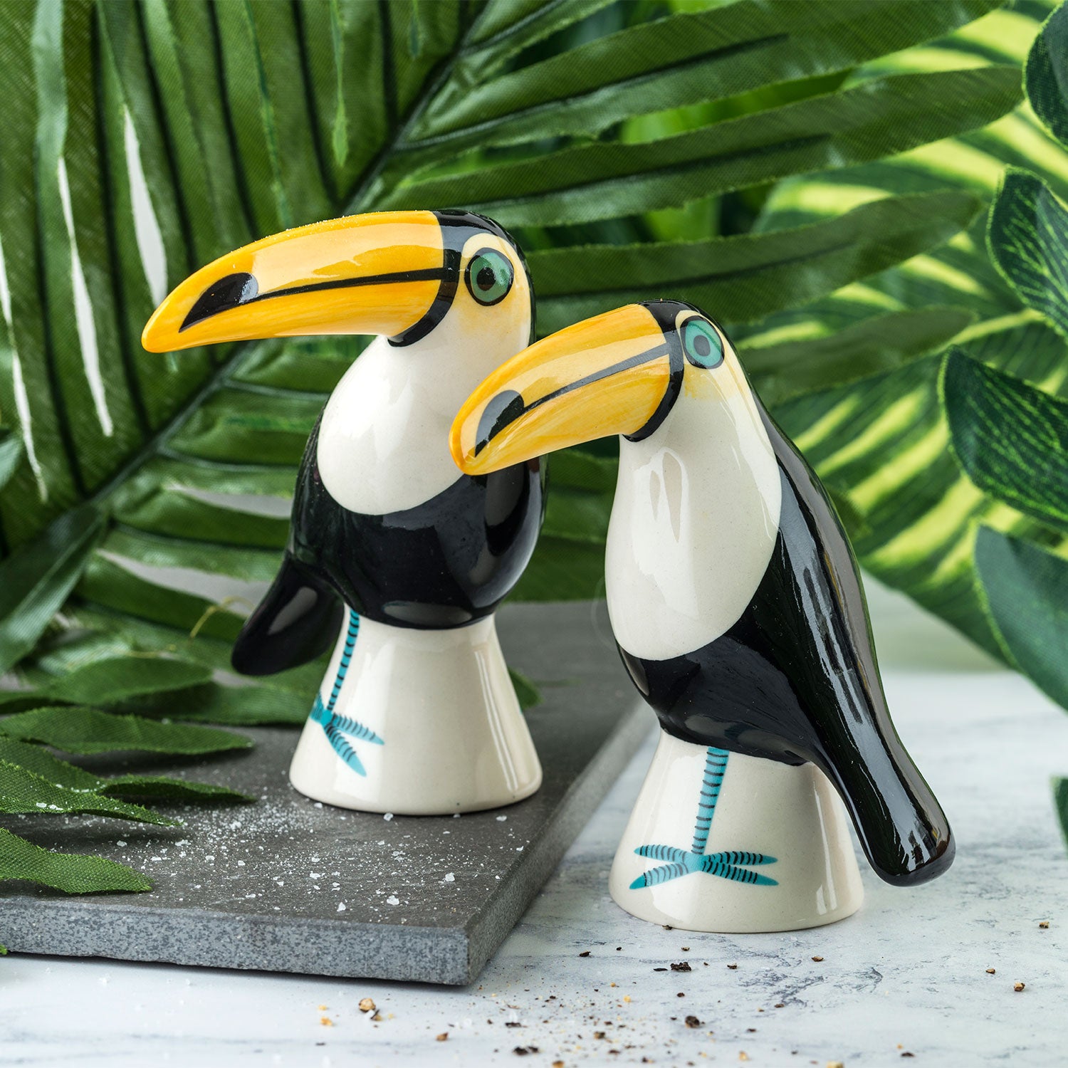 Toucan Salt and Pepper Shakers | Hannah Turner