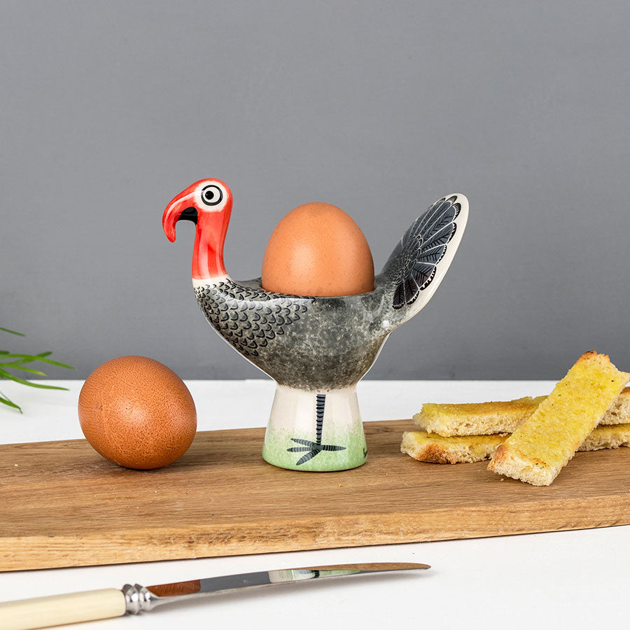 Handmade Ceramic Turkey Egg Cup by Hannah Turner