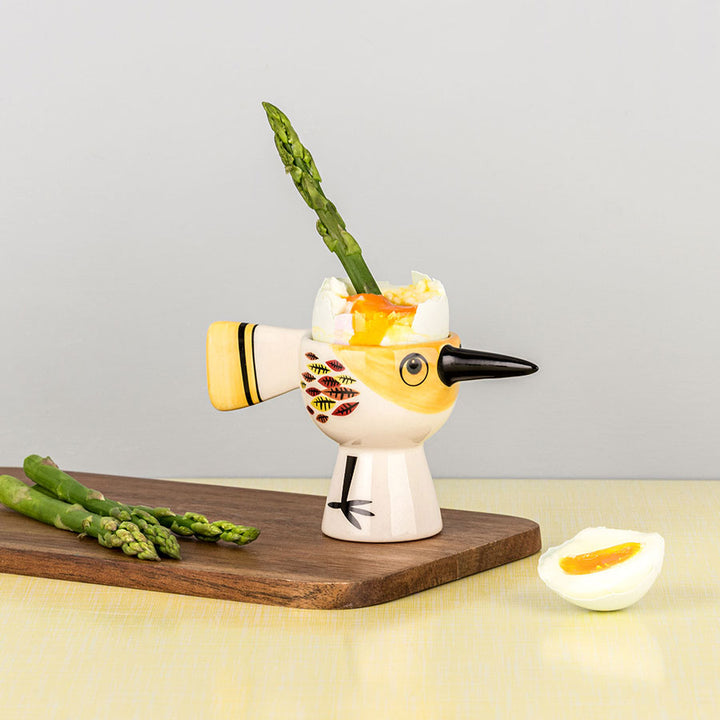 Handmade Ceramic Yellow Bird Egg Cup by Hannah Turner