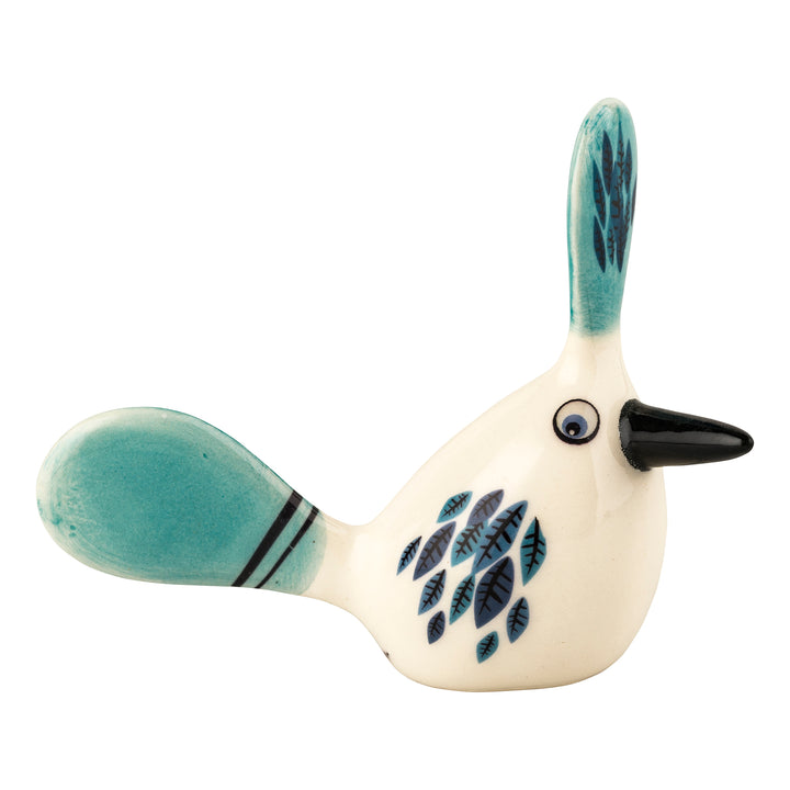 Crested Fantail Bird Ornament