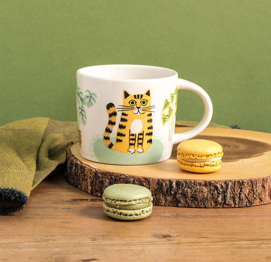 Handmade Ceramic Cat Mug