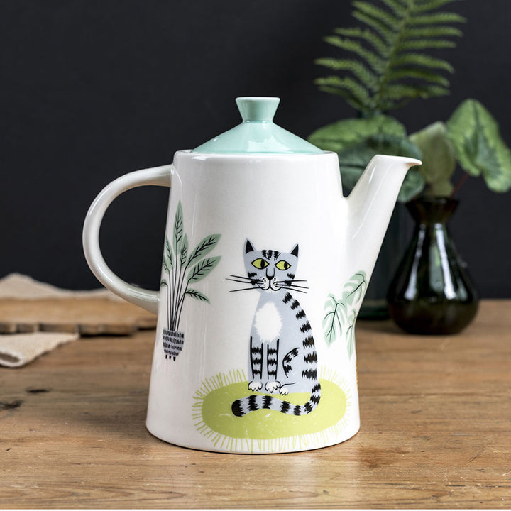 Handmade Ceramic Cat Teapot