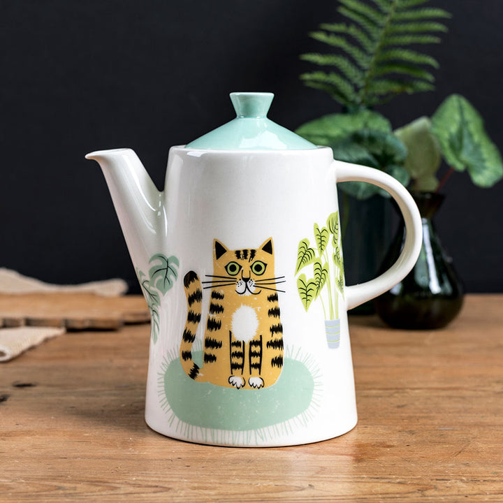 Handmade Ceramic Cat Teapot
