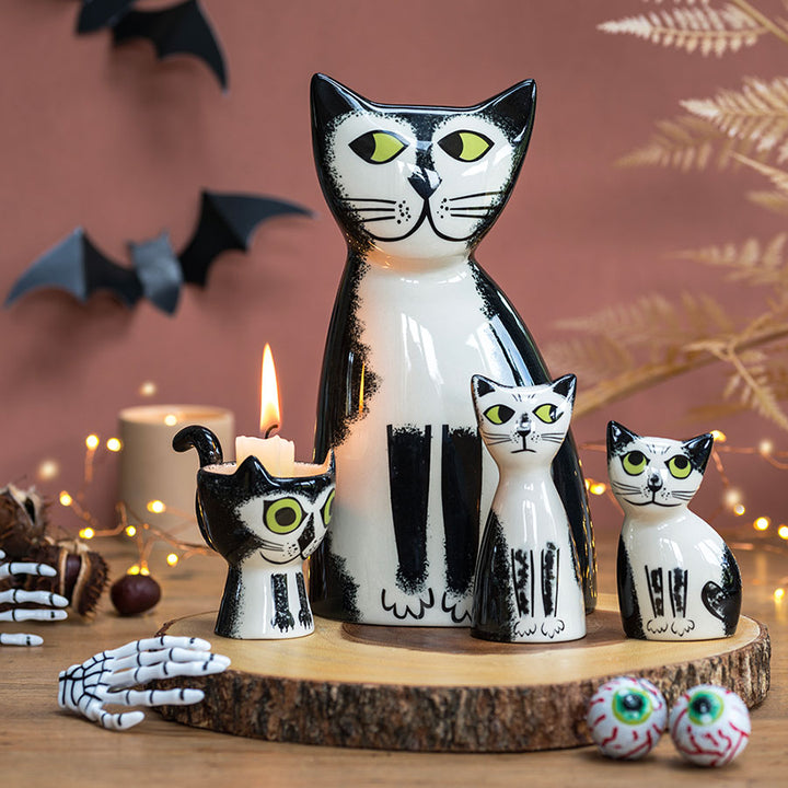 Cat collection with Halloween theme by Hannah Turner