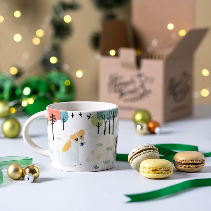 Handmade Ceramic Dog Mug by Hannah Turner