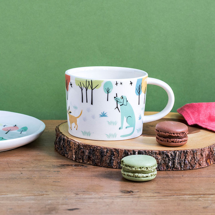 handmade ceramic dog mug 1