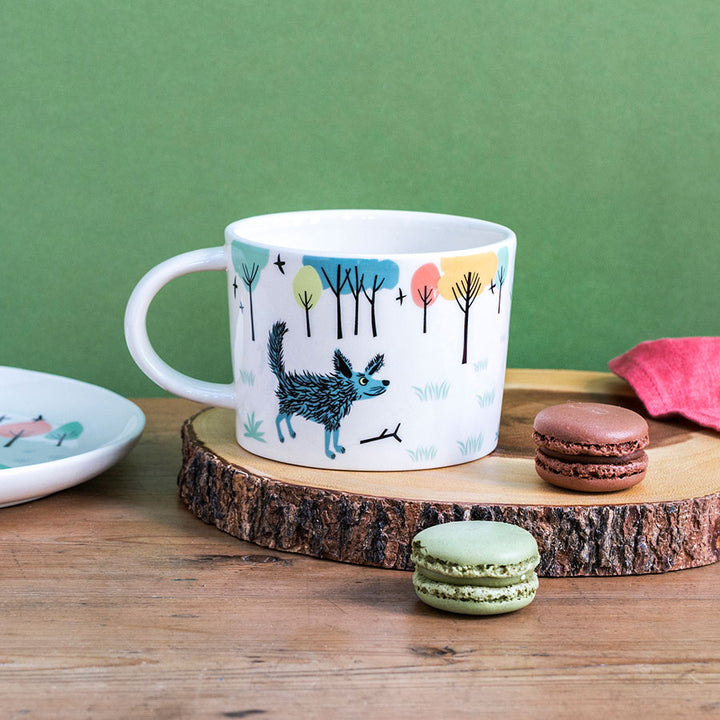 Handmade Ceramic Dog Mug 1