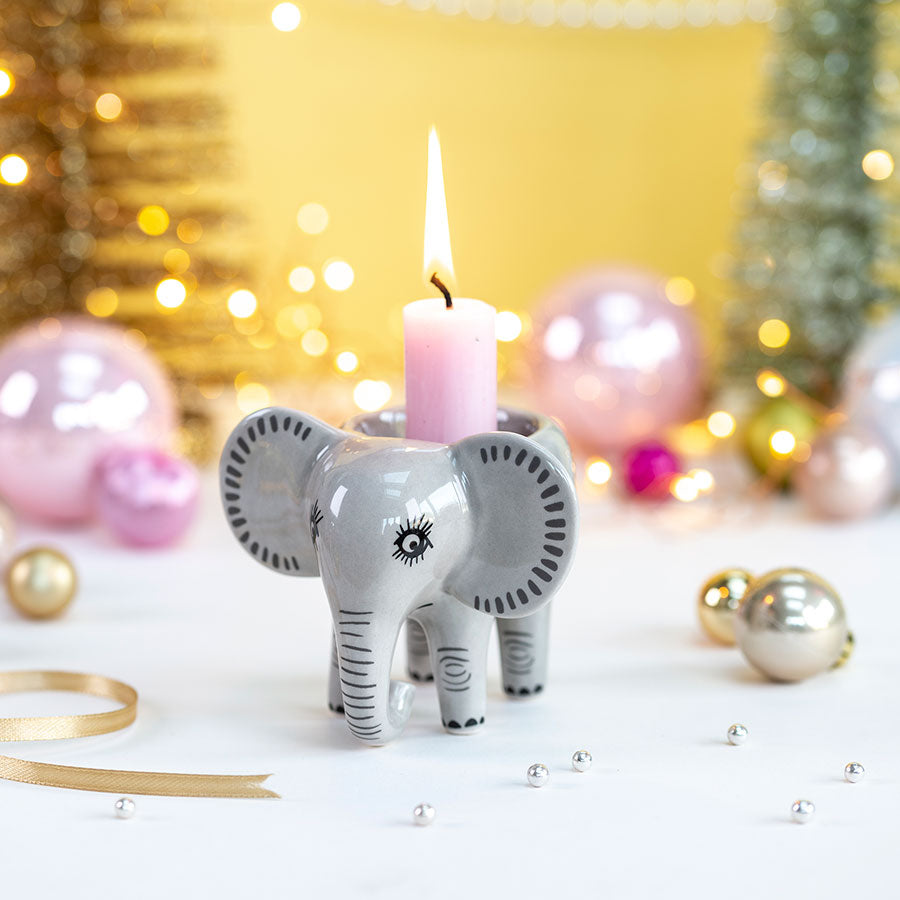 Handmade Ceramic Elephant Egg Cup by Hannah Turner