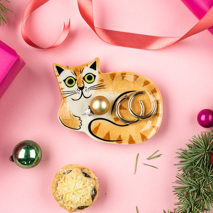 Ginger Cat Trinket Dish