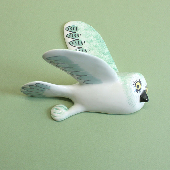 SAMPLE Flying Owl Ceramic Wall Art - Single