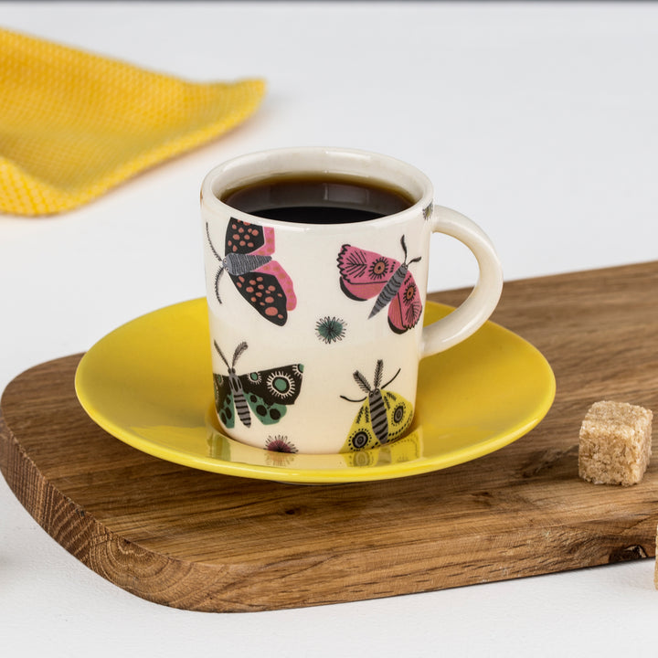 Moth Espresso Cup & Saucer