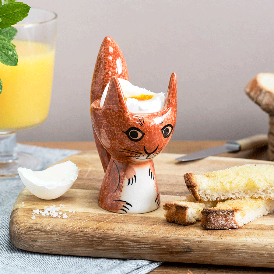 Red Squirrel Egg Cup