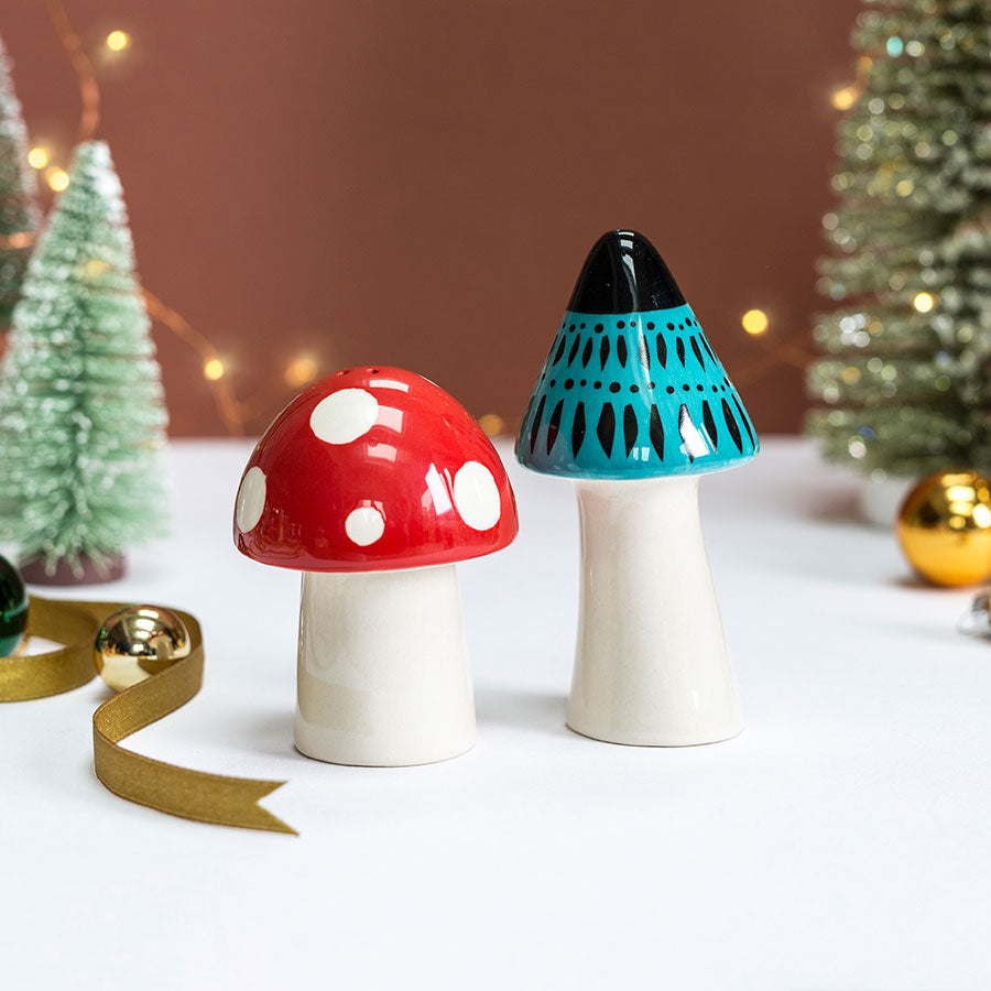 Toadstool Salt and Pepper Shakers