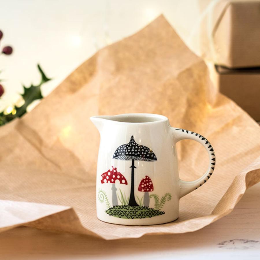 Handmade Ceramic Toadstool Small Jug by Hannah Turner