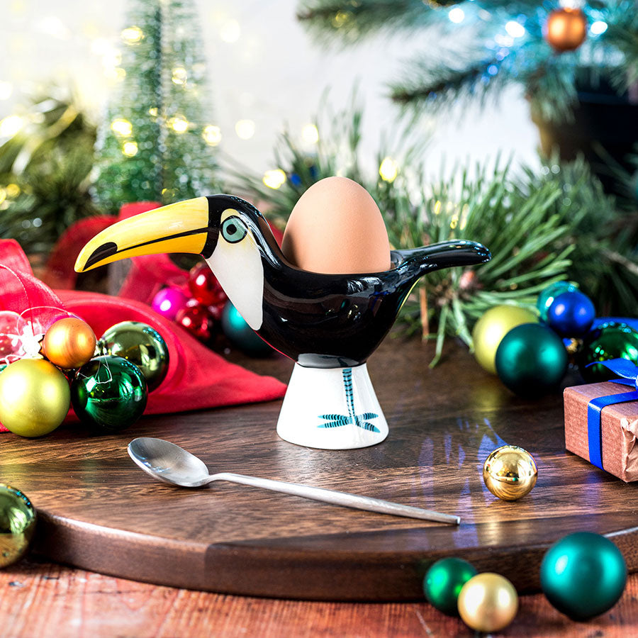 Handmade Ceramic Toucan Egg Cup by Hannah Turner