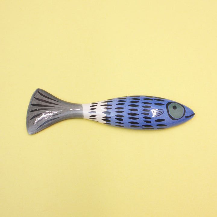 Slim Fish Cobalt Blue Slim Fish Ceramic Wall Art | Hannah Turner Ceramics