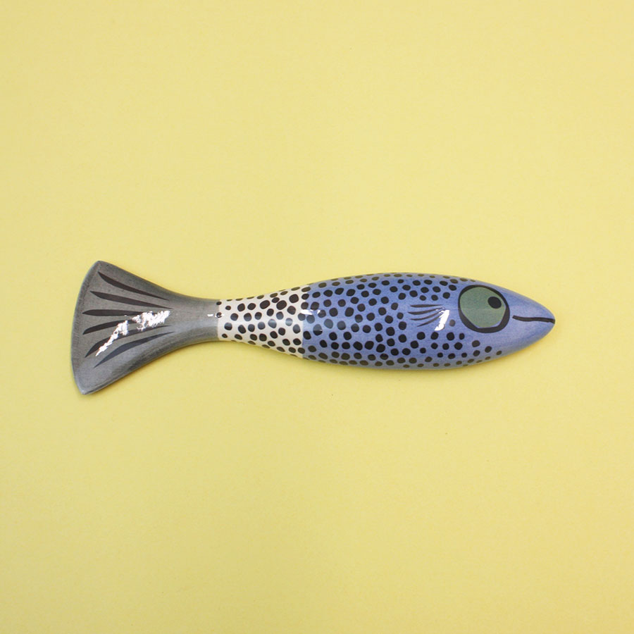 Slim Fish Cobalt Blue Slim Fish Ceramic Wall Art | Hannah Turner Ceramics