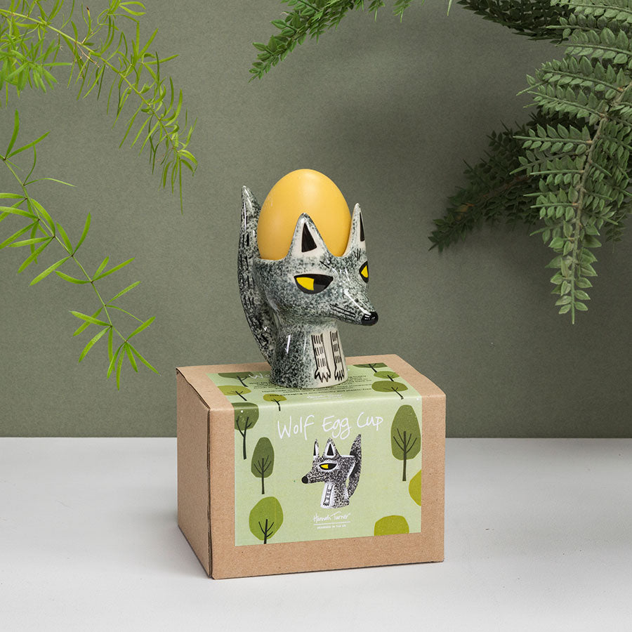 Hannah Turner Wolf Egg Cup - Thumbnail 4