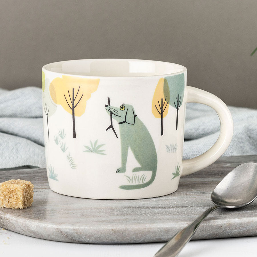 Handmade Ceramic Dog Mug by Hannah Turner