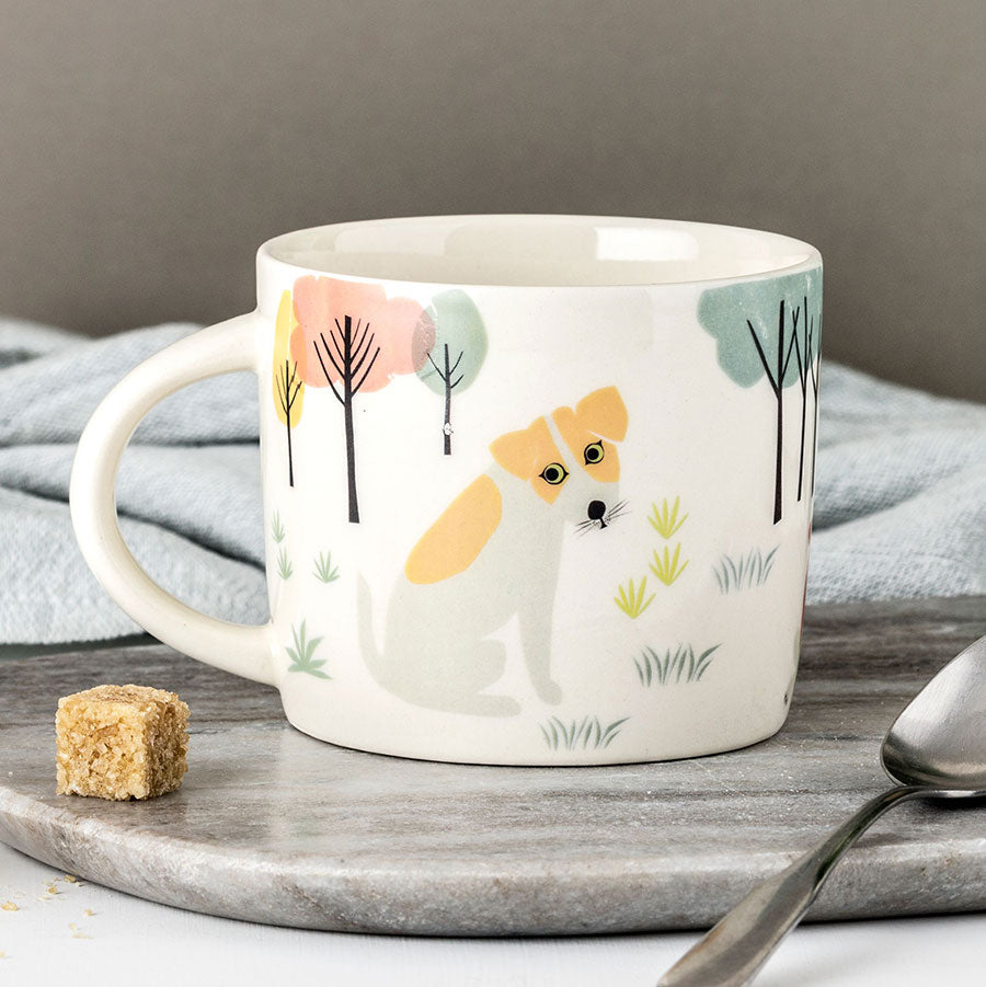 Handmade Ceramic Dog Mug by Hannah Turner