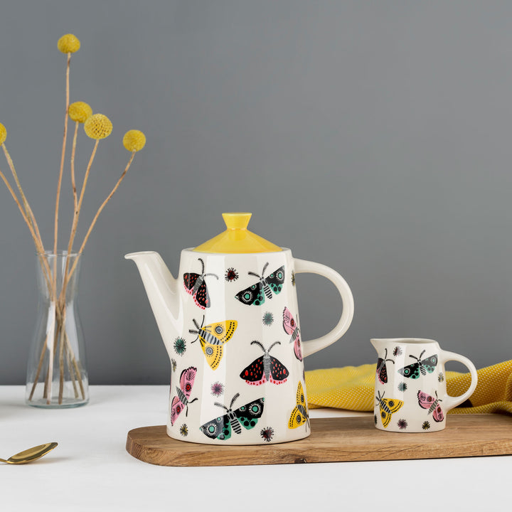 Handmade Ceramic Moth Teapot by Hannah Turner
