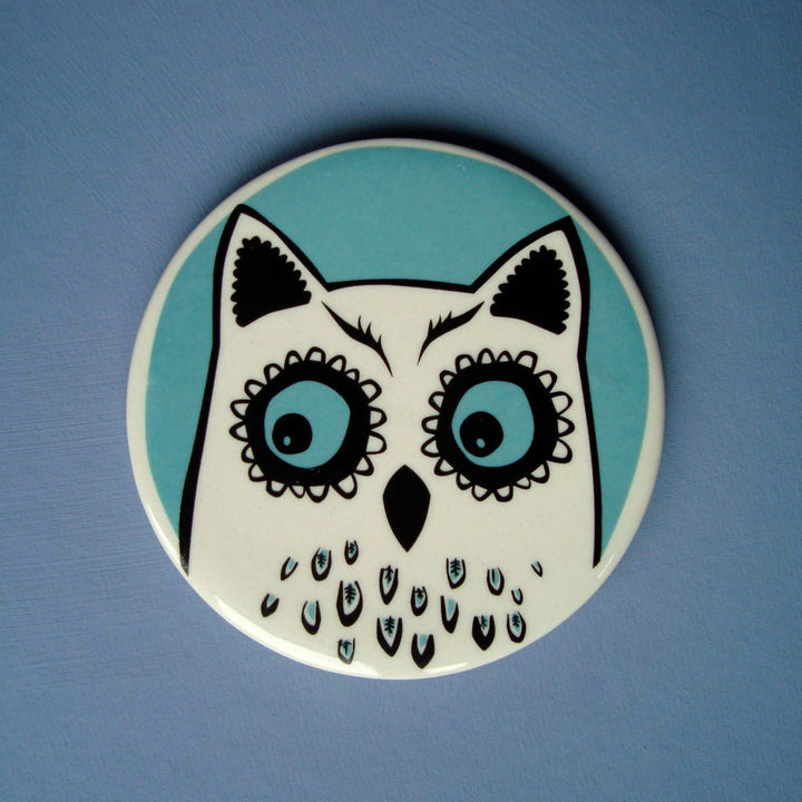 Handmade Ceramic Ceramic Owl Coasters by Hannah Turner