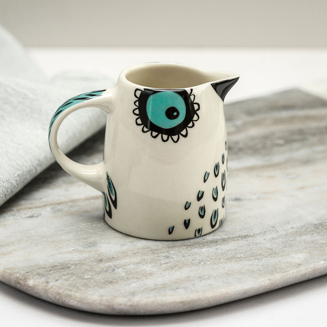 Handmade Ceramic Owl Small Jug by Hannah Turner