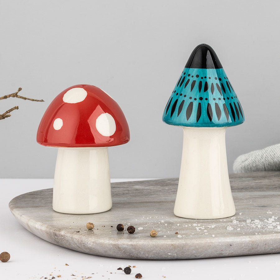 Hannah Turner Toadstool Salt & Pepper Shakers